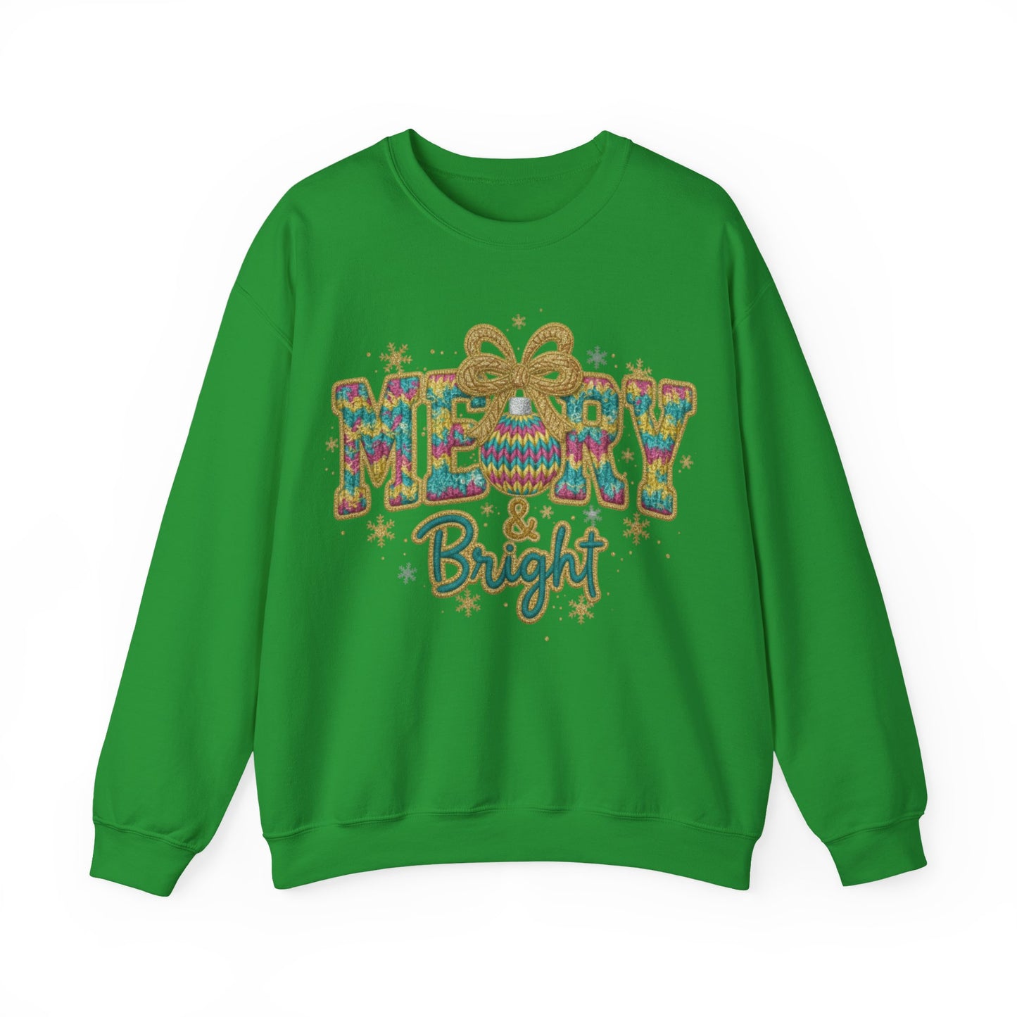 Yarn Merry Christmas Unisex Heavy Blend™ Crewneck Sweatshirt
