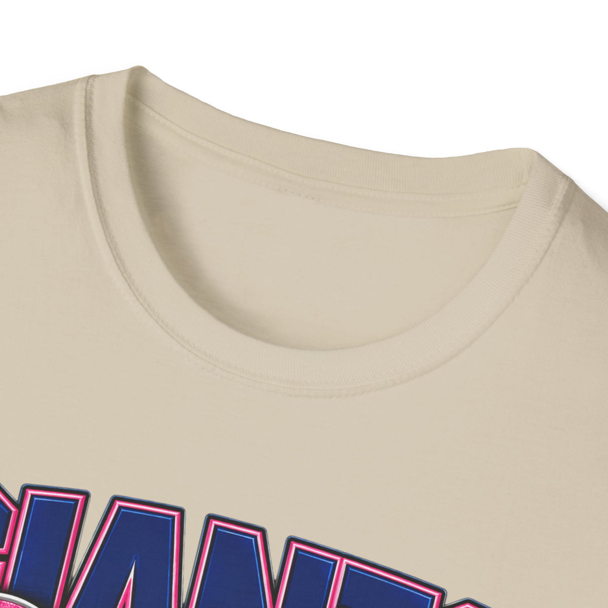 Giants Cancer Awareness Unisex Softstyle T-Shirt