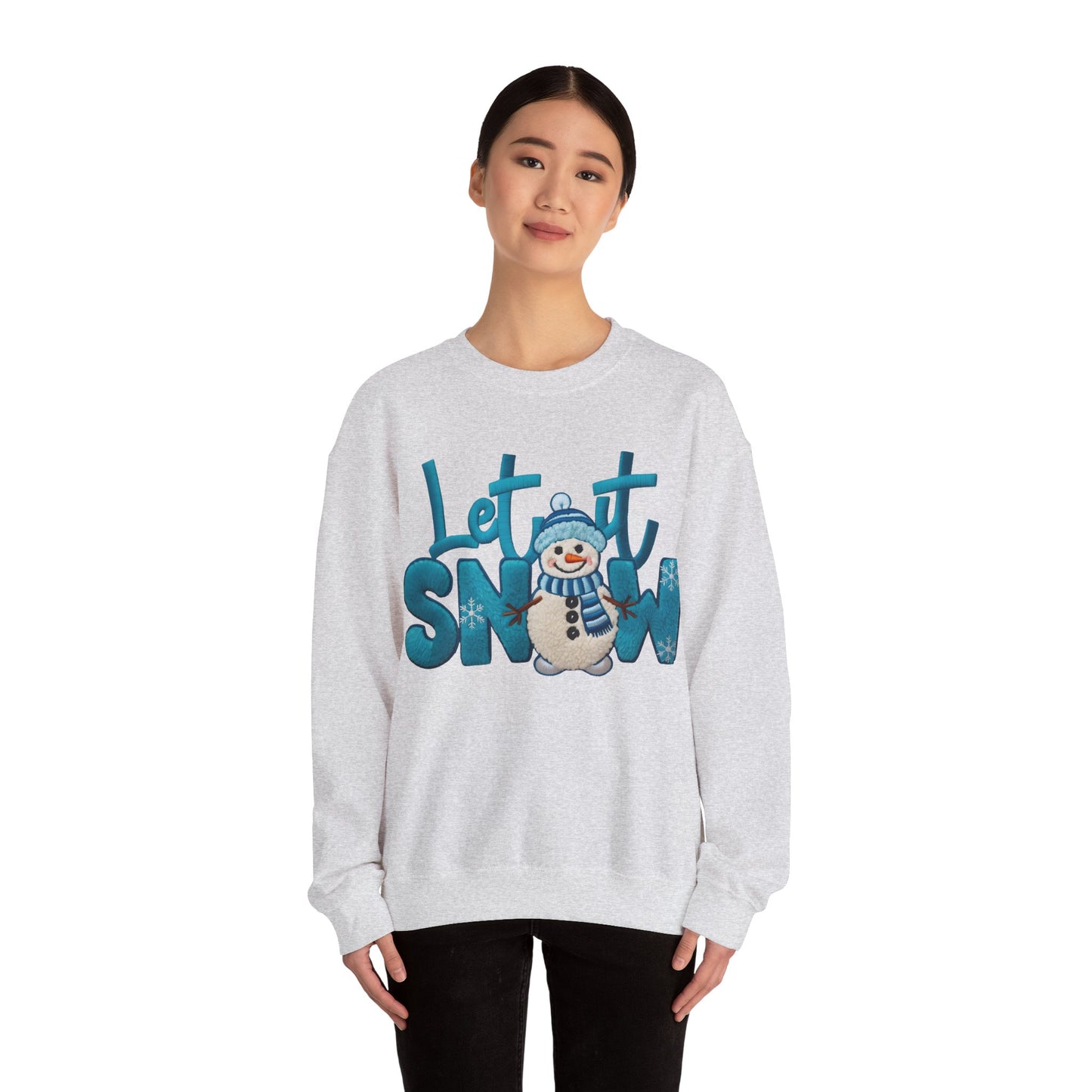 Let it Snow Unisex Heavy Blend™ Crewneck Sweatshirt