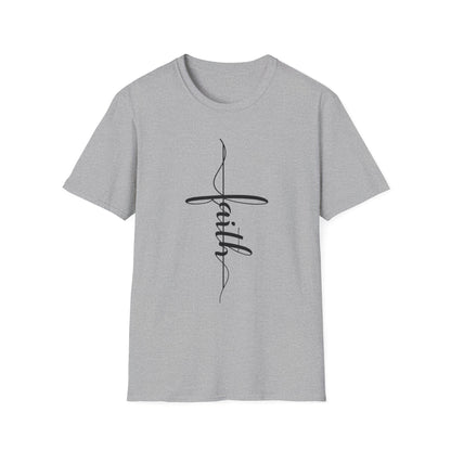 Faith Vertical-Inspired Unisex Softstyle T-Shirt | Inspirational Tee