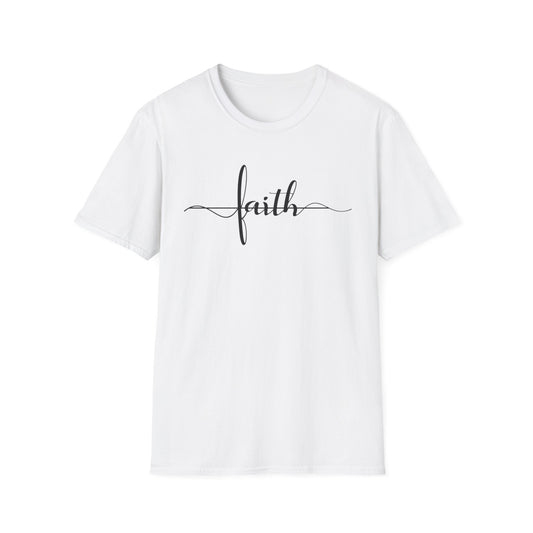 Faith horizontal -Inspired Unisex Softstyle T-Shirt, Inspirational Tee