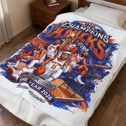 Championship Velveteen Plush Blanket