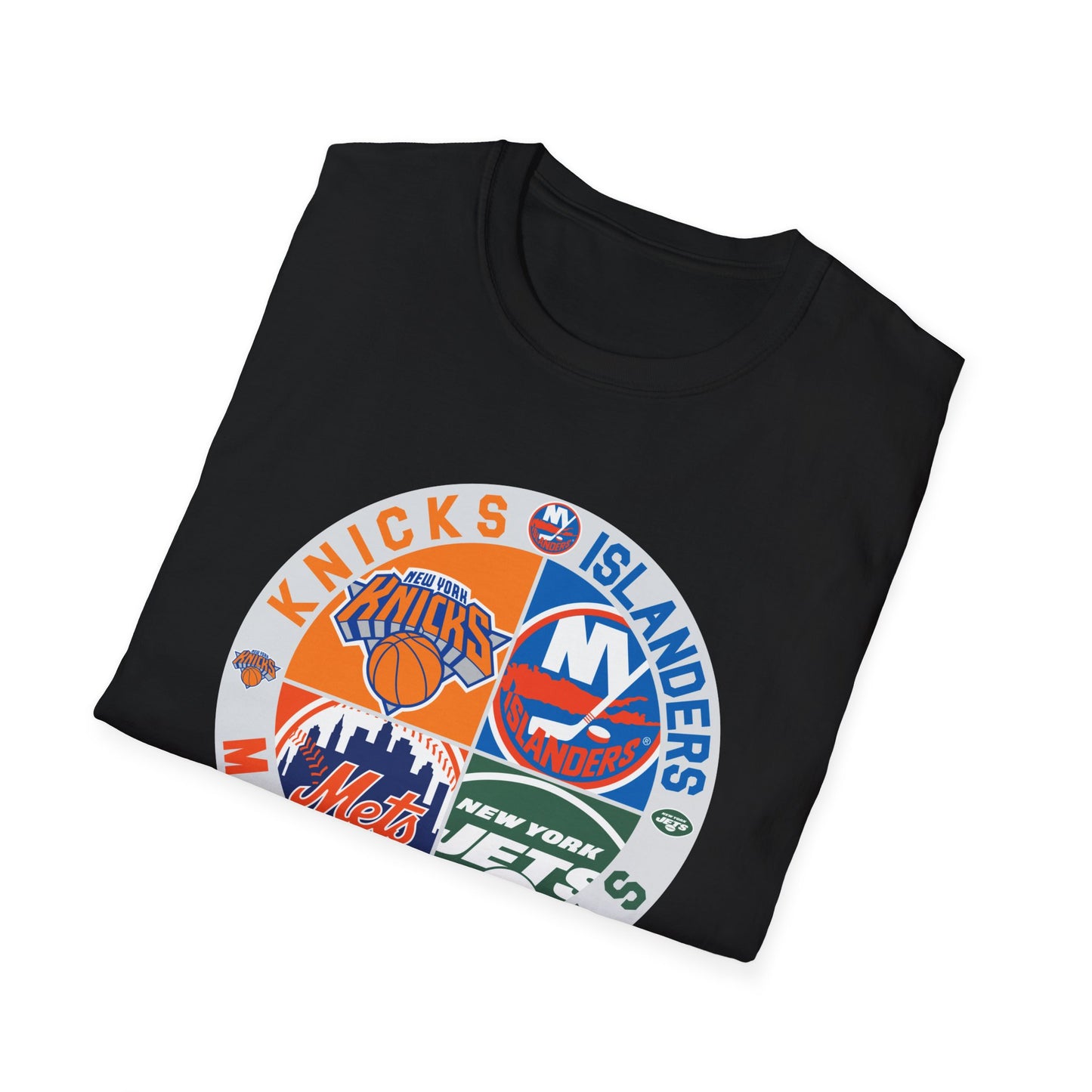 NYM, NYK, Jets, Islanders Sports Unisex Softstyle T-Shirt