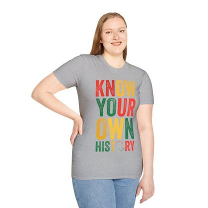 Know your own history Unisex Softstyle T-Shirt