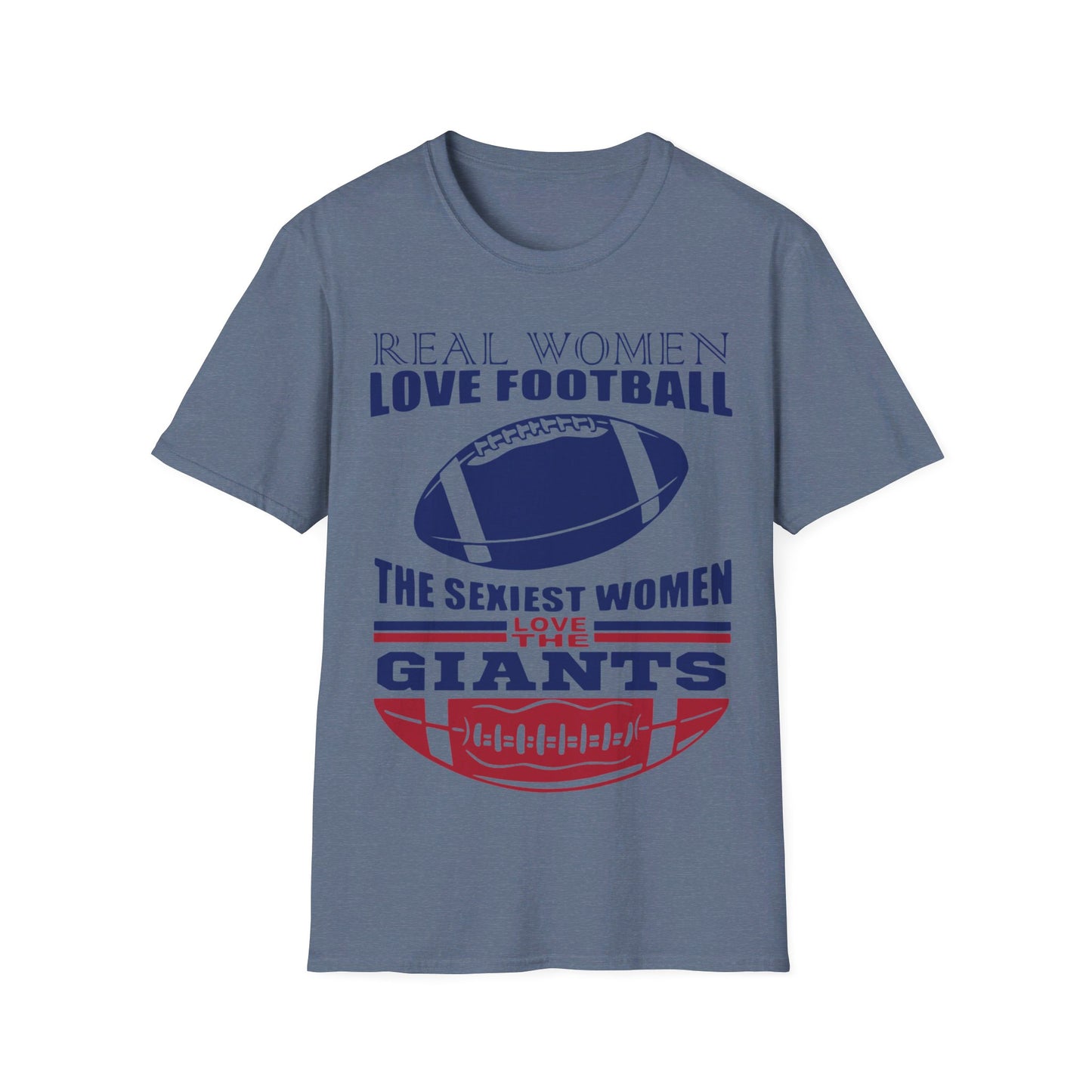 Real women love football Unisex Softstyle T-Shirt