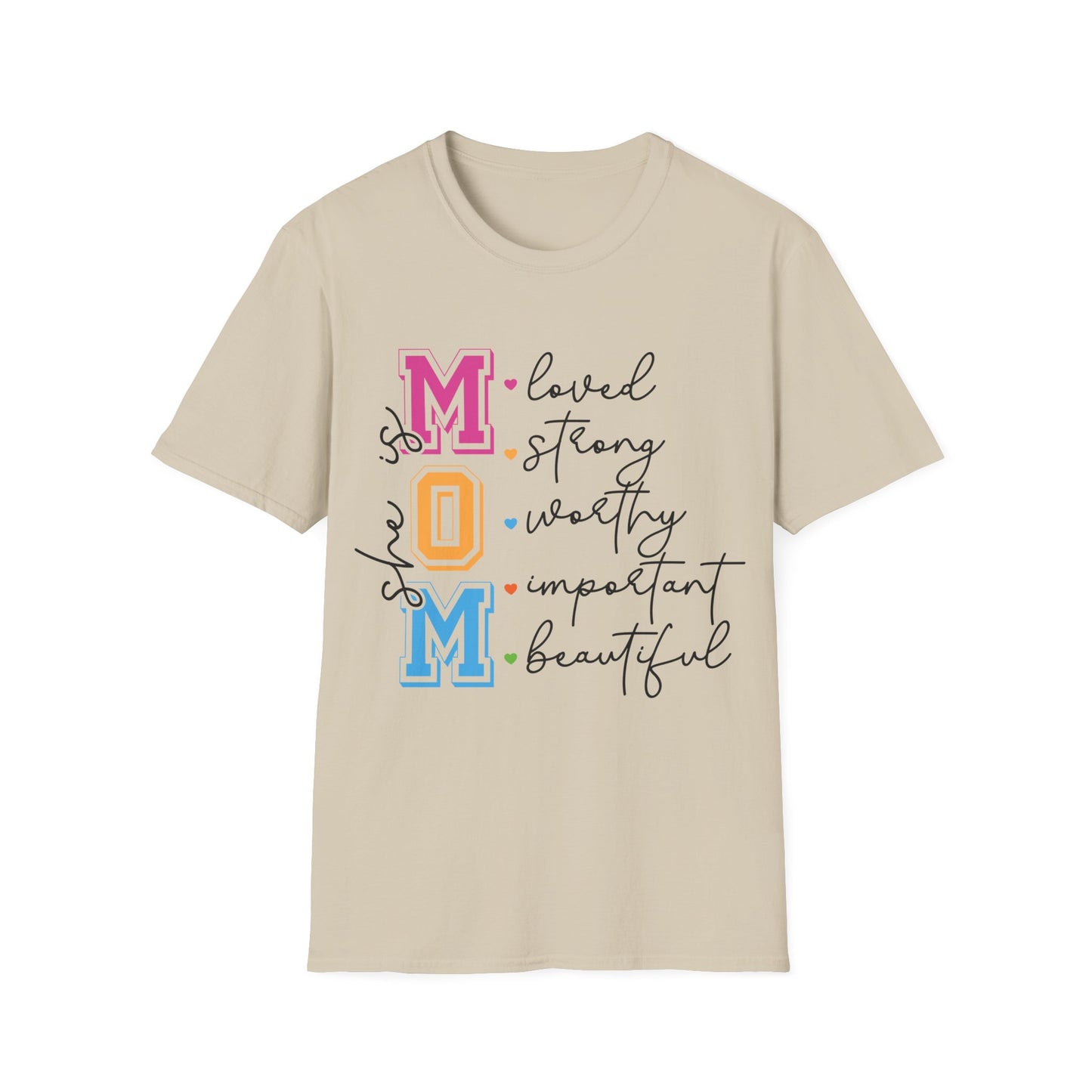 She is MOM Unisex Softstyle T-Shirt