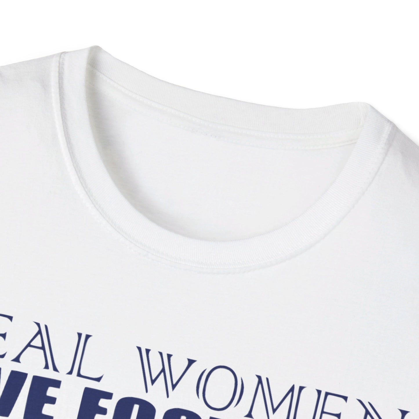 Real women love football Unisex Softstyle T-Shirt