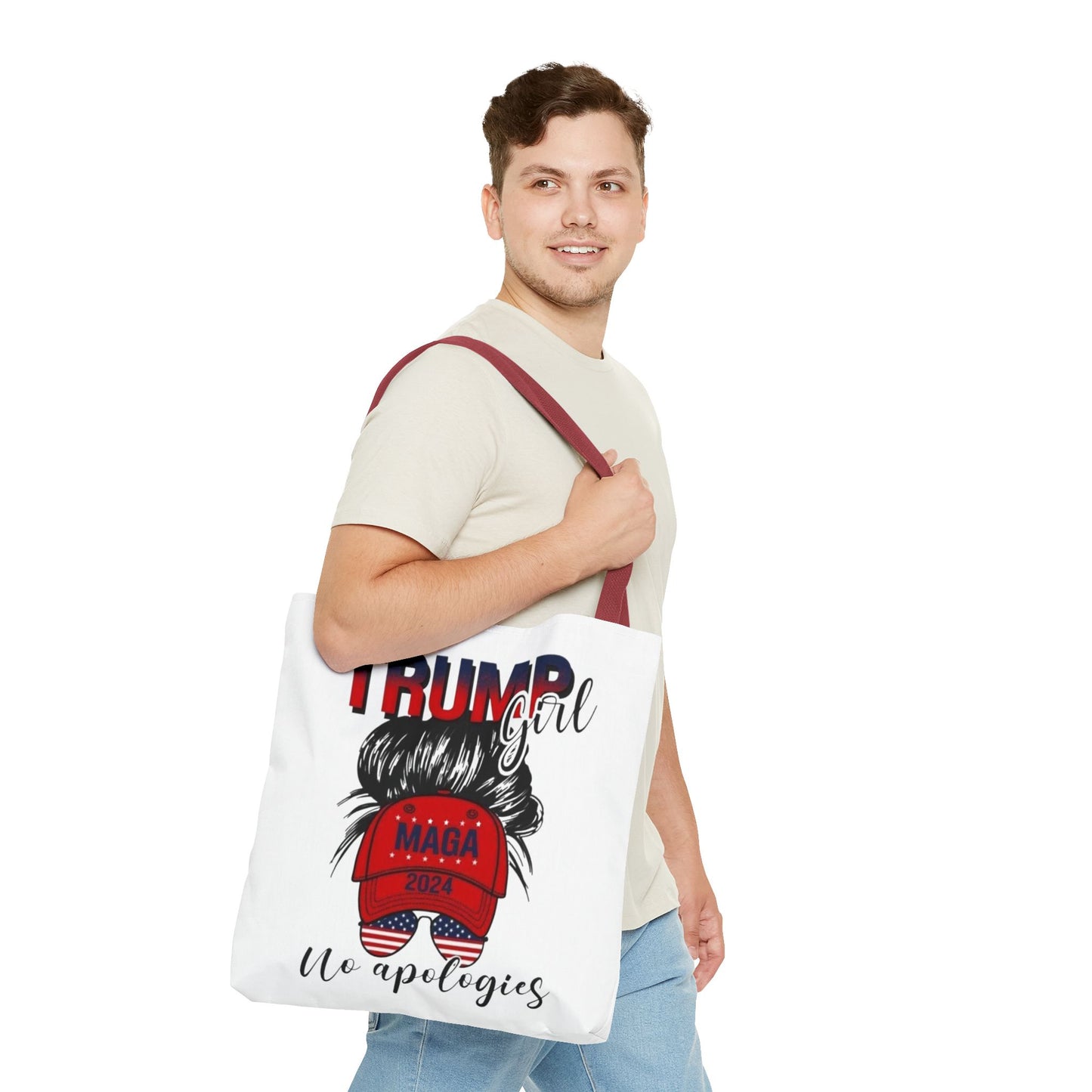 Trump Girl Tote Bag (AOP)