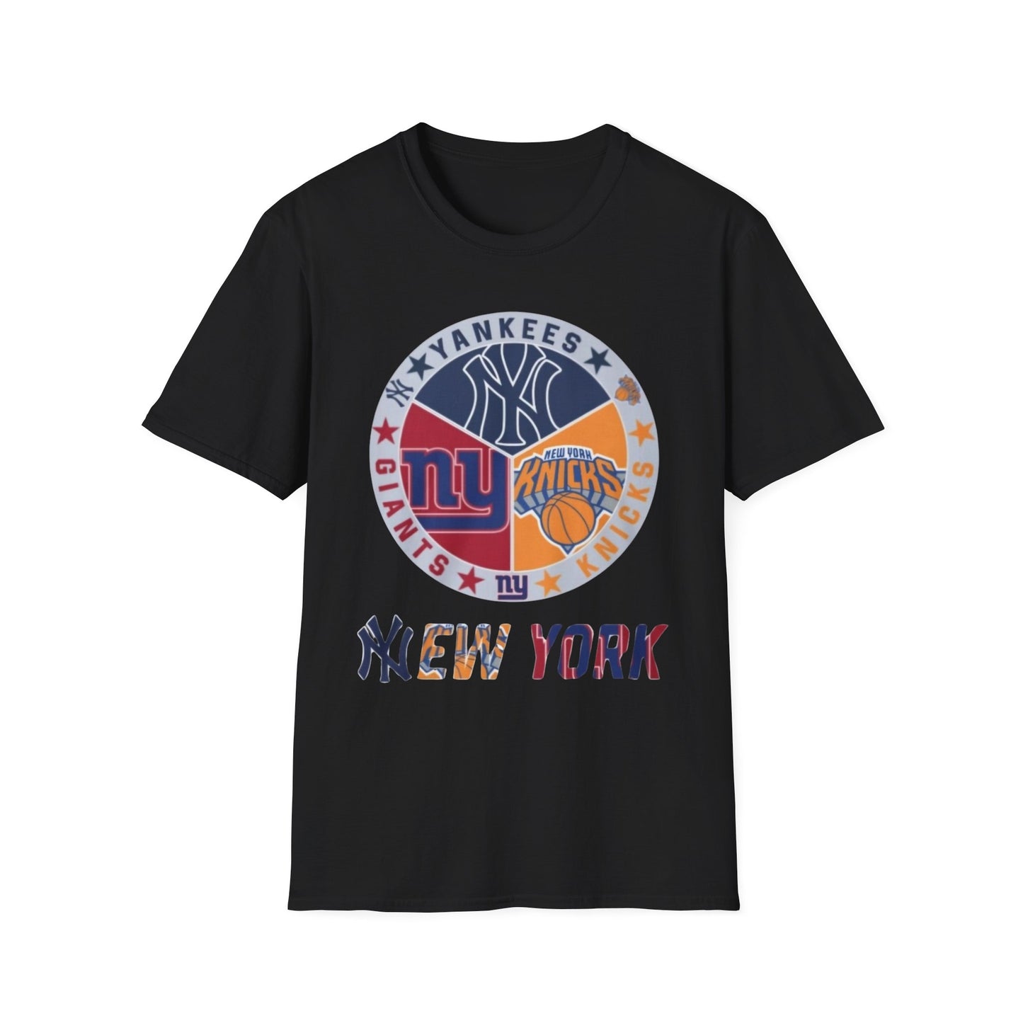 NY sports, nyk nyg nyyUnisex Softstyle T-Shirt