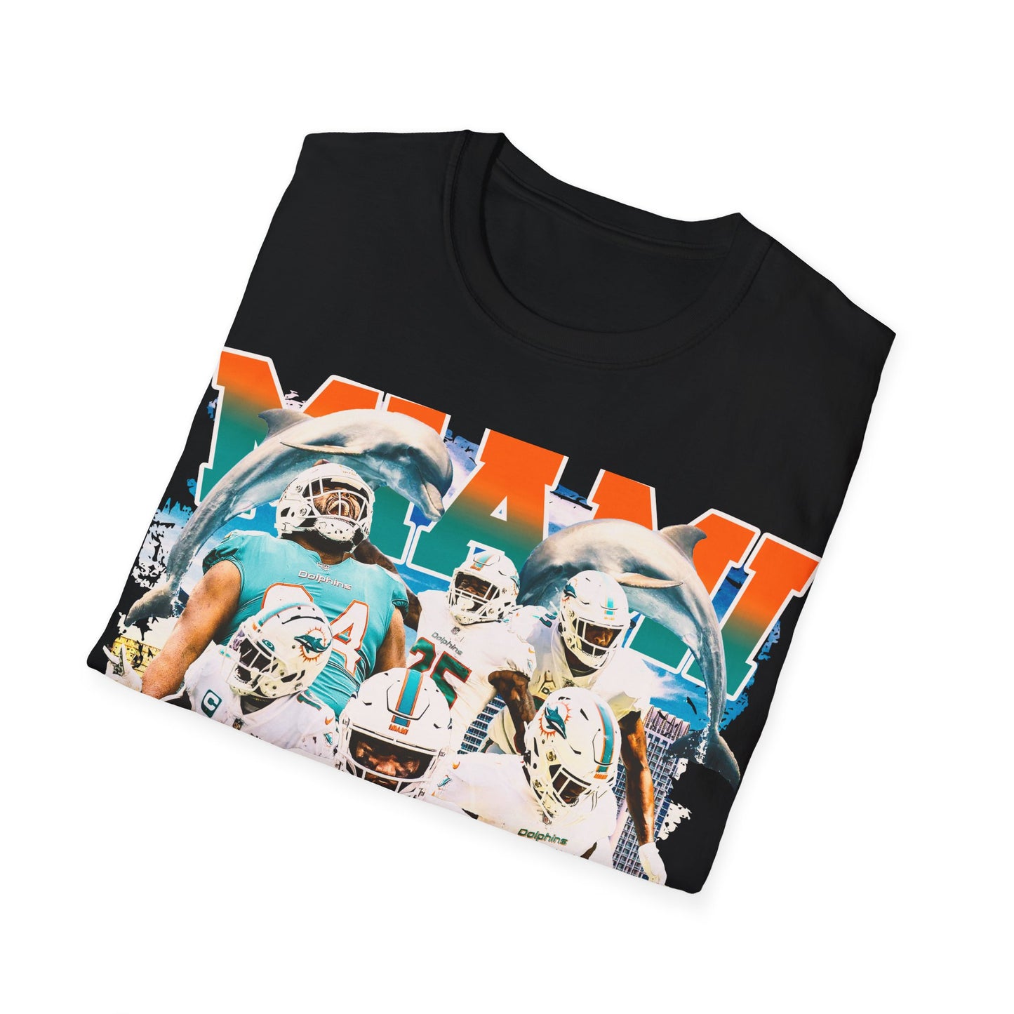 Miami collage Unisex Softstyle T-Shirt