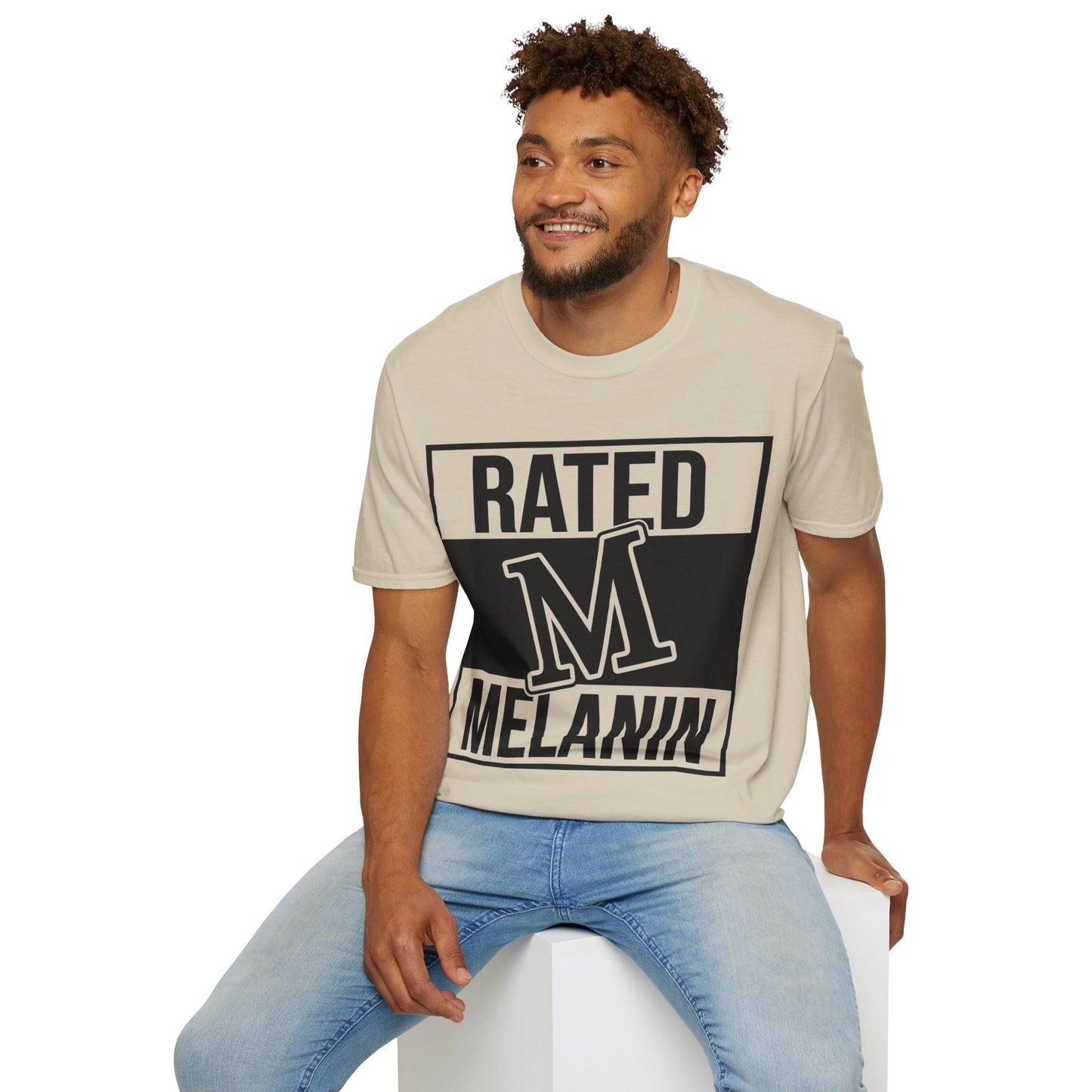 Rated M Melanin Unisex Softstyle T-Shirt