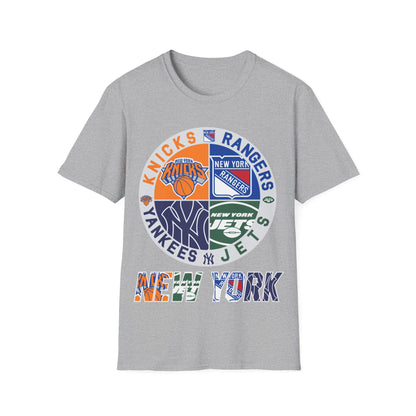 Sports Collage 3 Unisex Softstyle T-Shirt