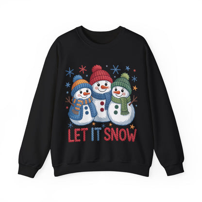 Let it Snow Unisex Heavy Blend™ Crewneck Sweatshirt