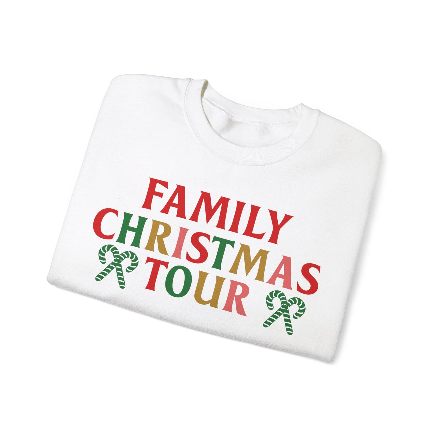 Family Christmas Tour 2024 Unisex Heavy Blend™ Crewneck Sweatshirt