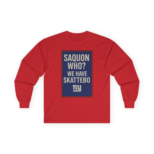 Saquon who LS Unisex Ultra Cotton Long Sleeve Tee