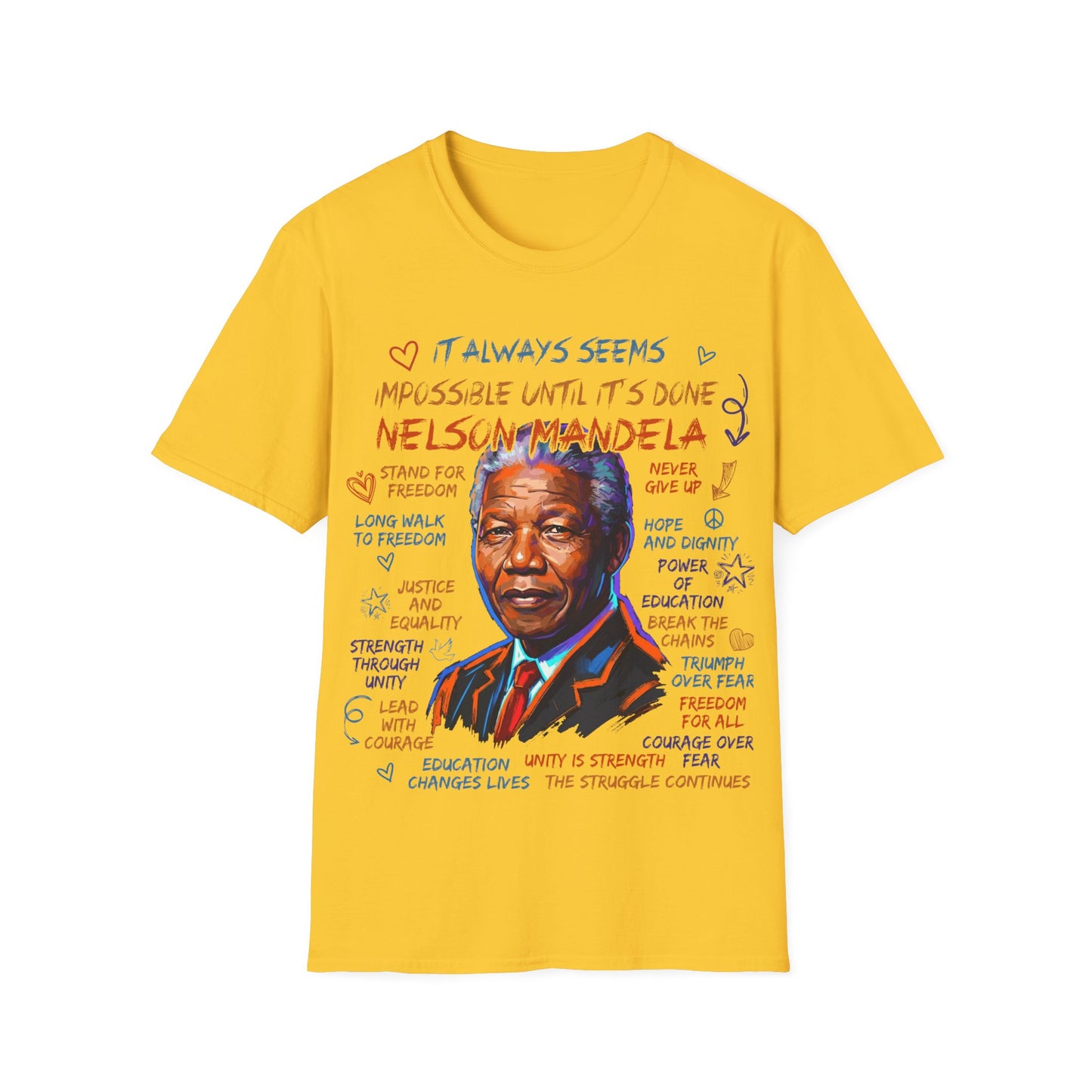 Nelson Mandela Unisex Softstyle T-Shirt