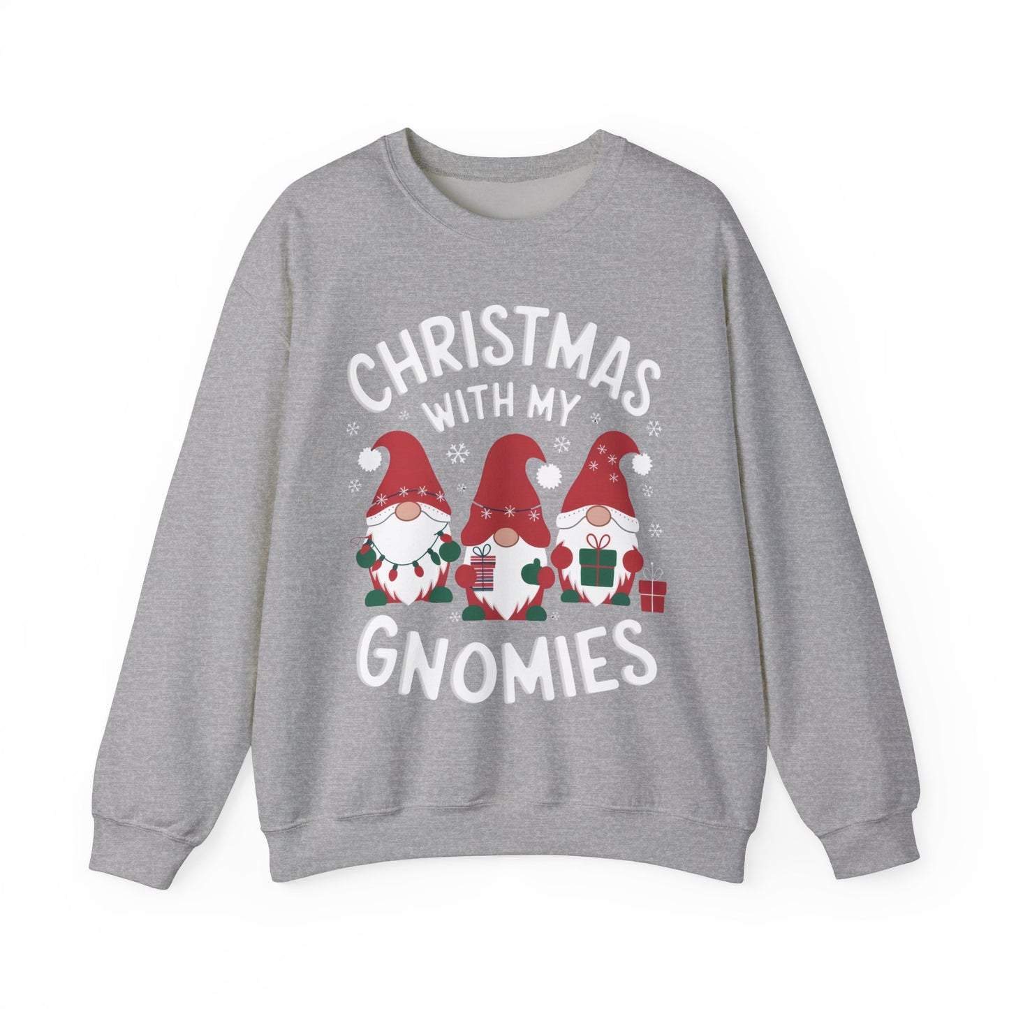 Christmas with my Gnomies Unisex Heavy Blend™ Crewneck Sweatshirt