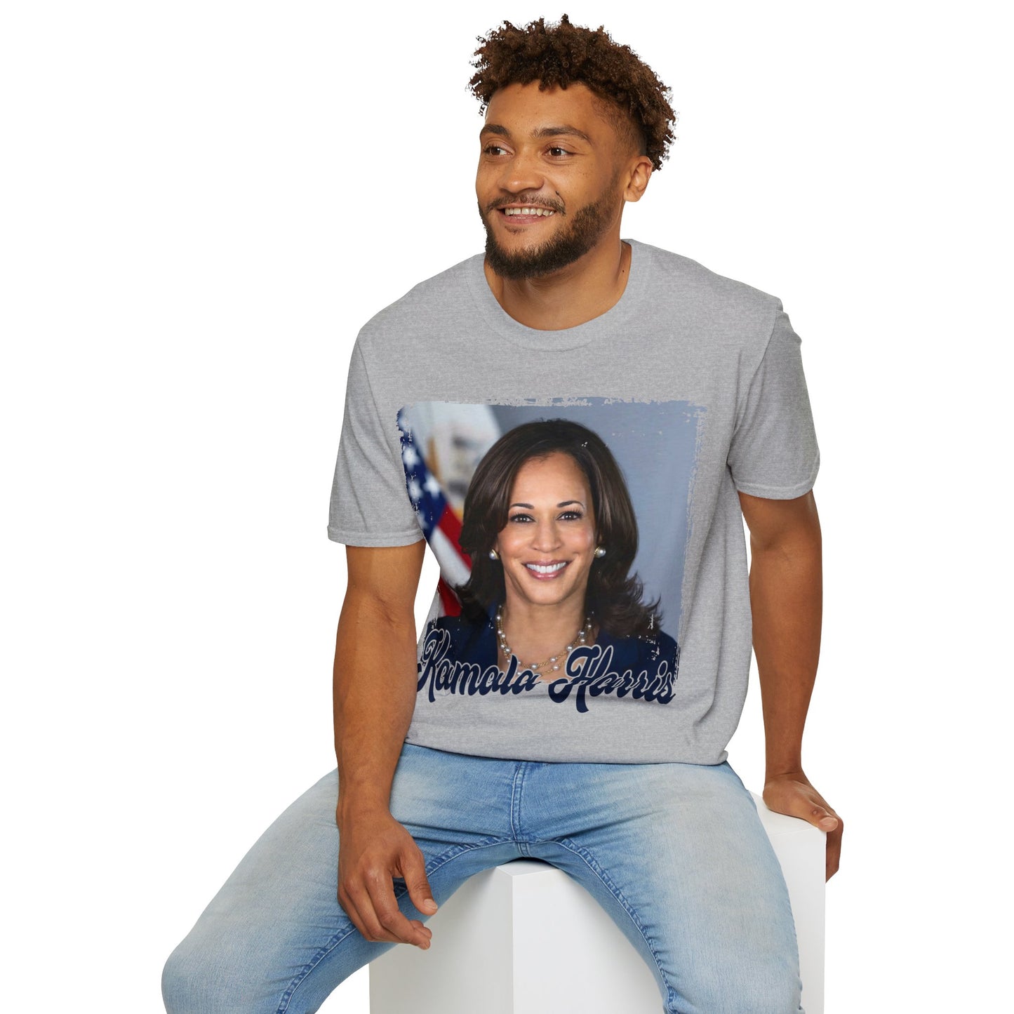 KH portrait Unisex Softstyle T-Shirt