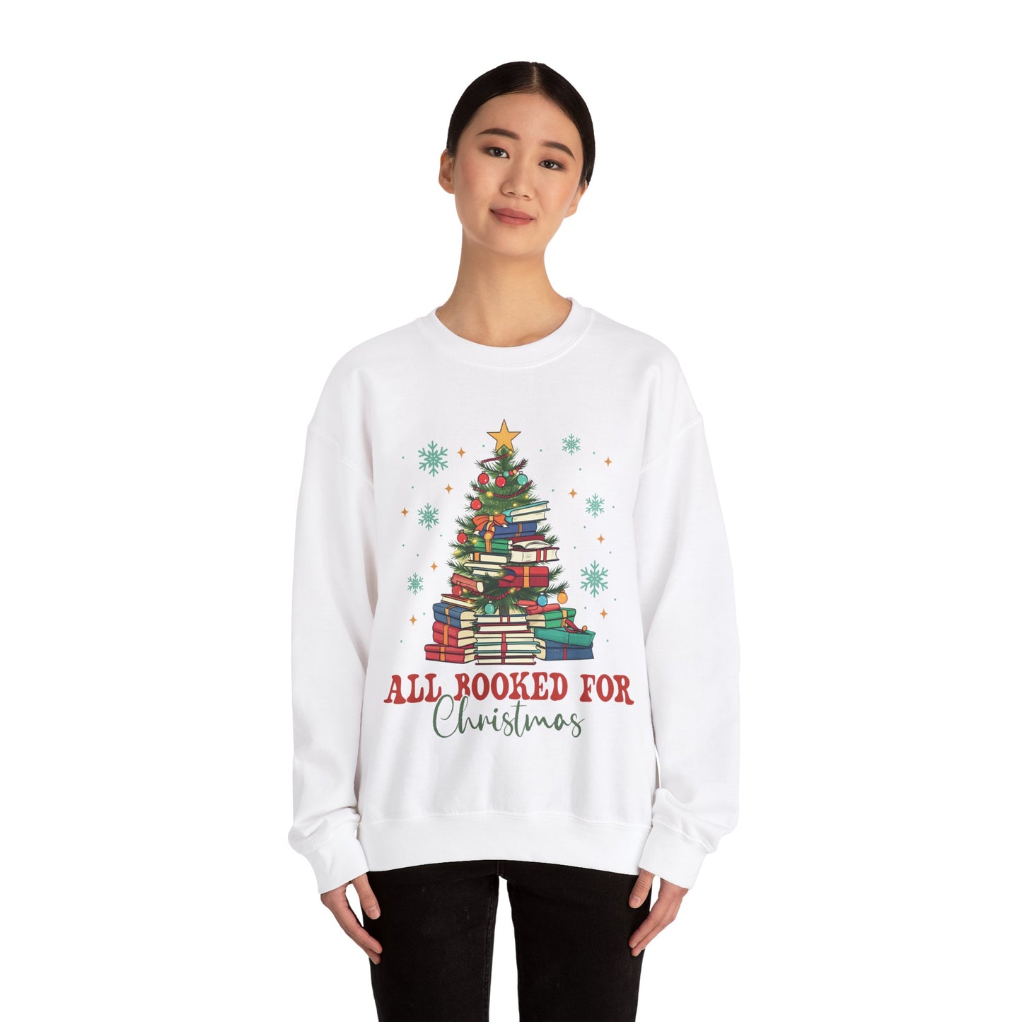 All booked for Christmas Unisex Heavy Blend™ Crewneck Sweatshirt