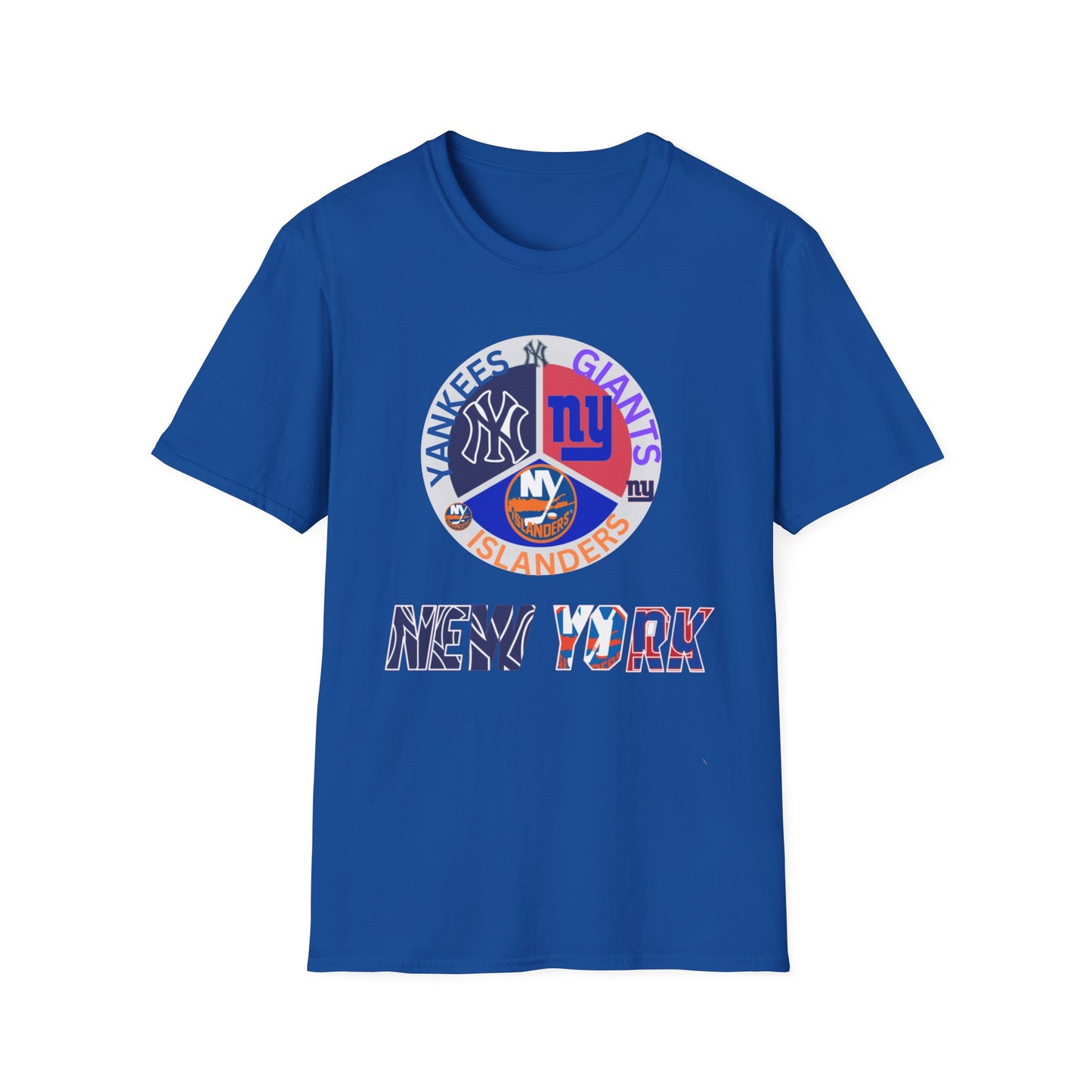 NY sports teams nyy nyg nyi Unisex Softstyle T-Shirt