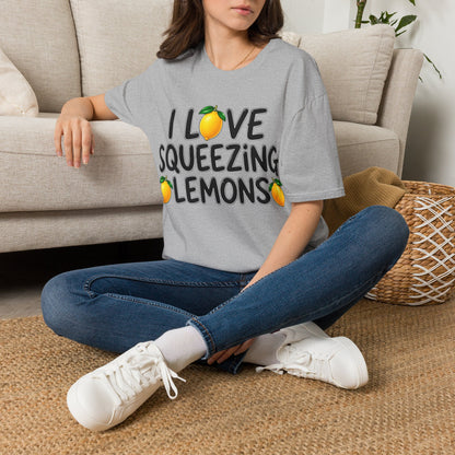 I love squeezing lemons Unisex Softstyle T-Shirt