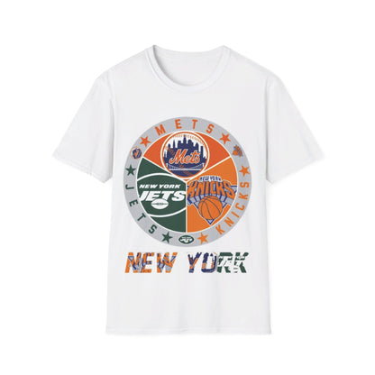 Sports teams nym nyk nyj Unisex Softstyle T-Shirt