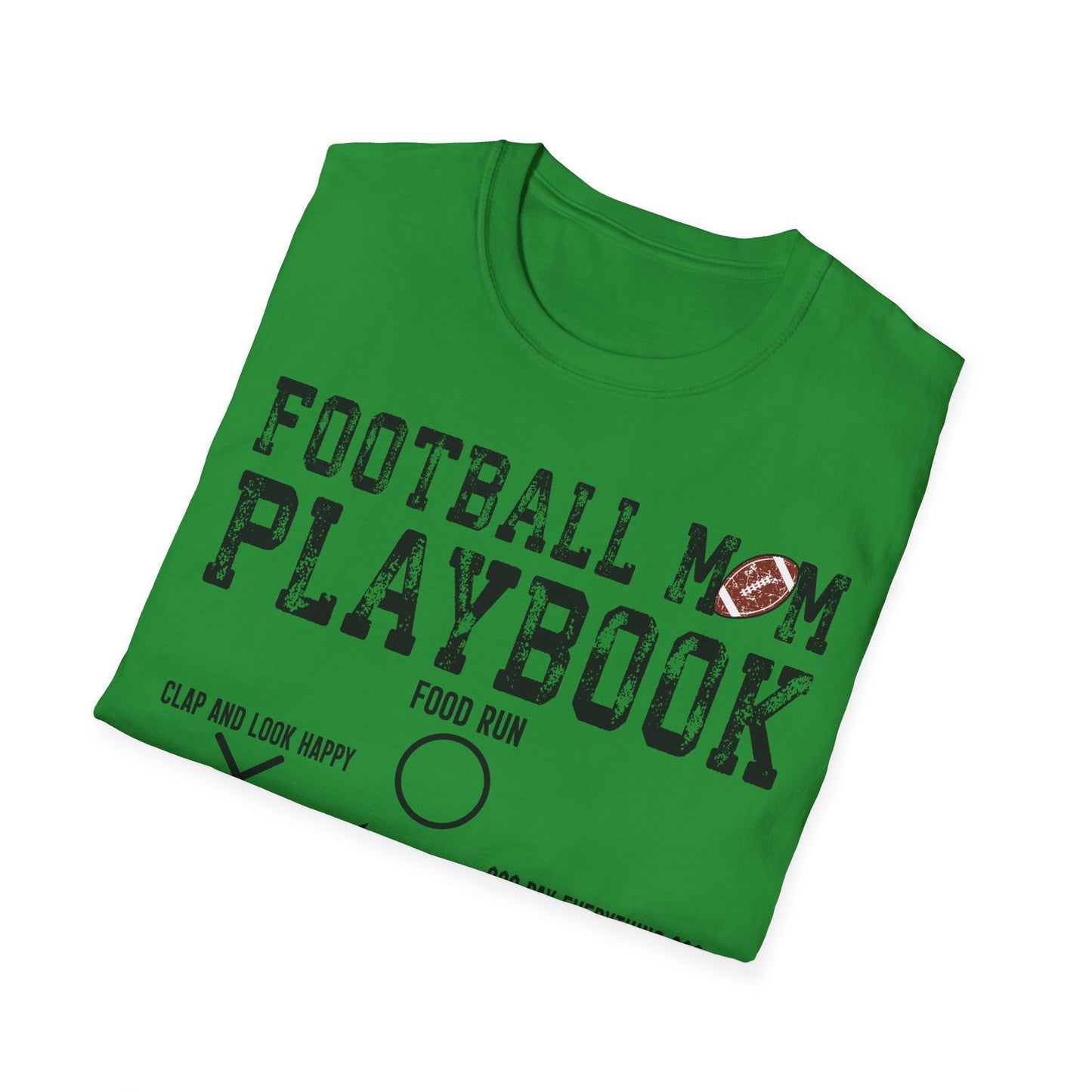 Football Mom Playbook Unisex Softstyle T-Shirt