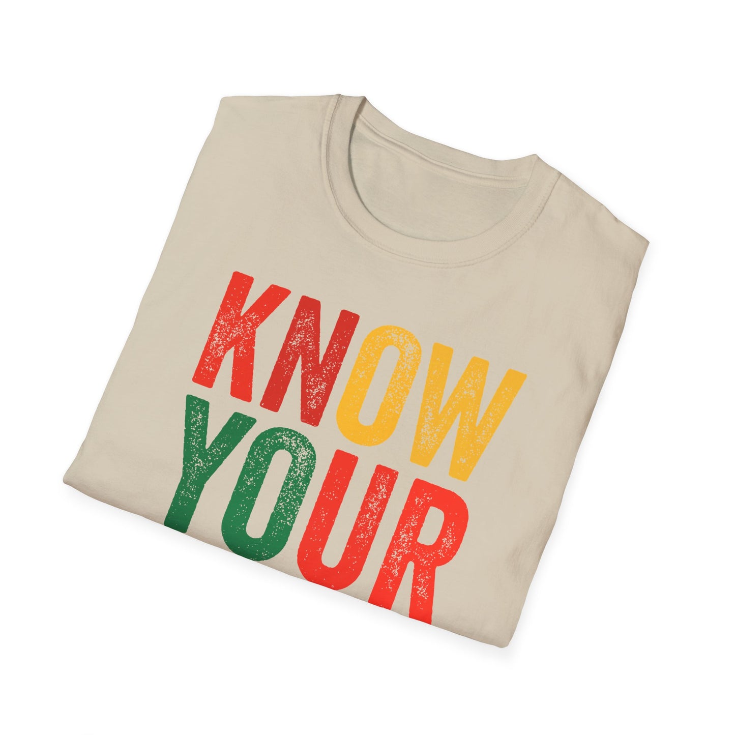 Know your own history Unisex Softstyle T-Shirt