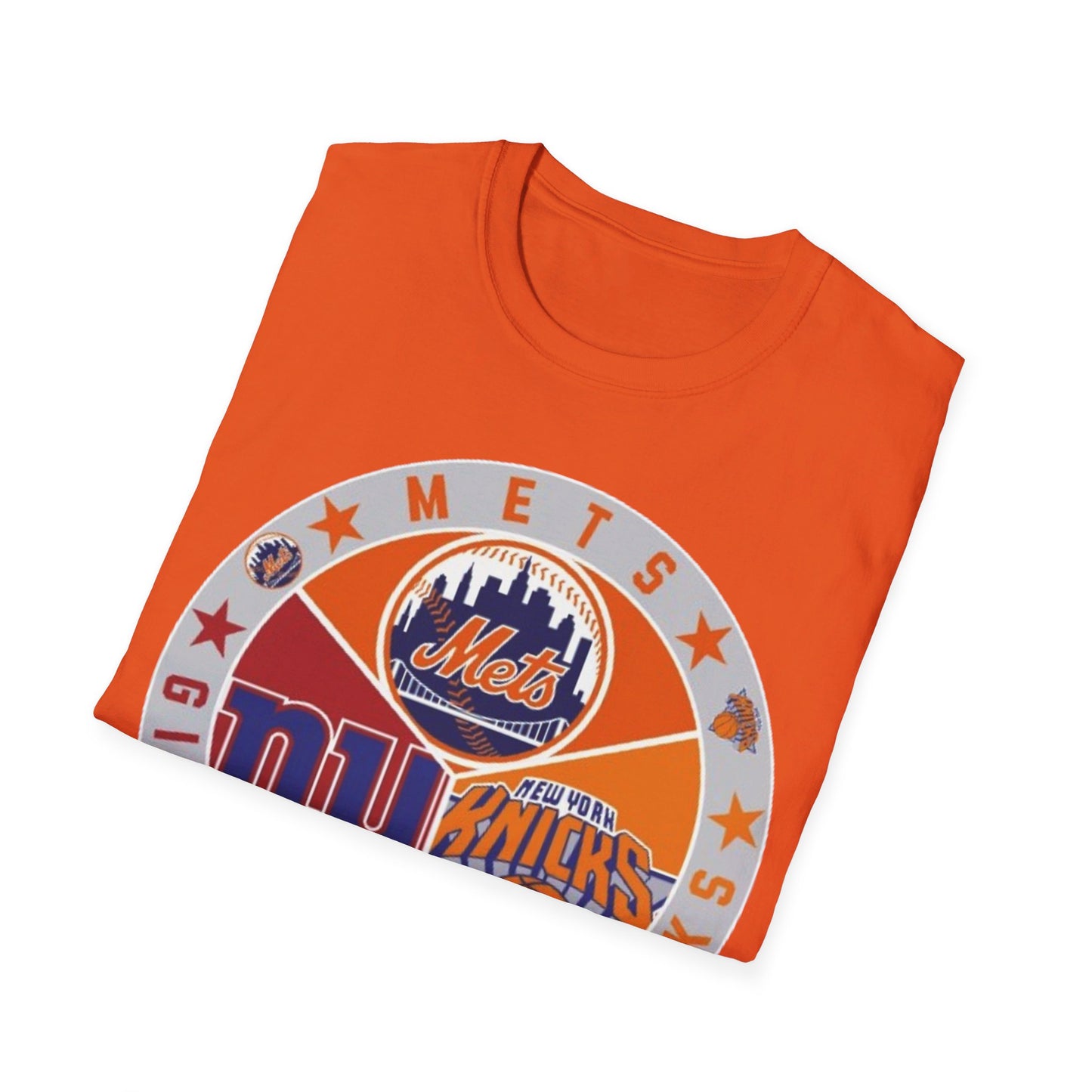 NY sports teams nyg nym nyk Unisex Softstyle T-Shirt