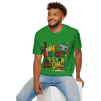 My history is strong Unisex Softstyle T-Shirt
