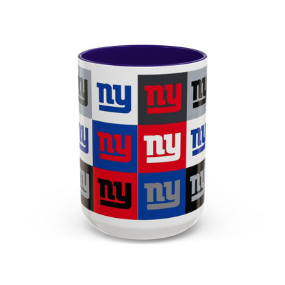 ny repeat Colorful Mugs (11oz, 15oz)