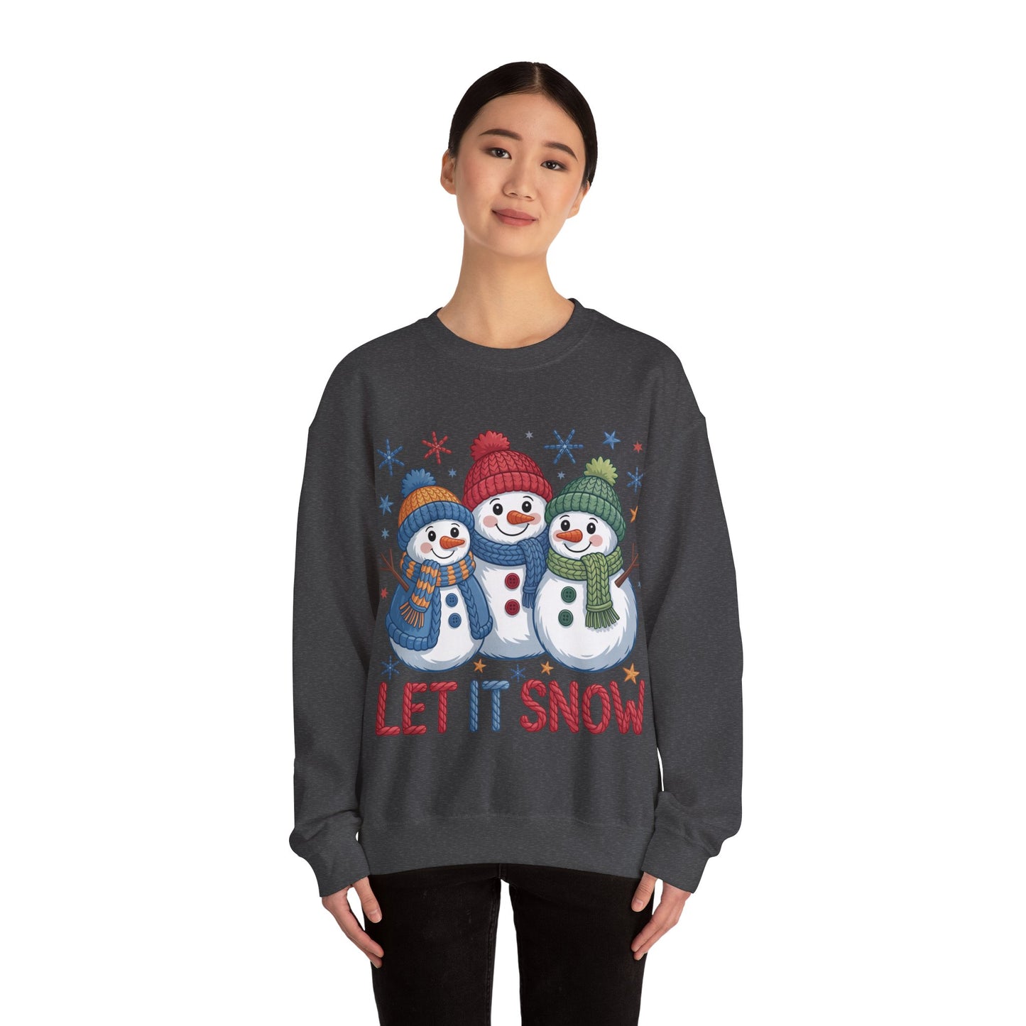 Let it Snow Unisex Heavy Blend™ Crewneck Sweatshirt