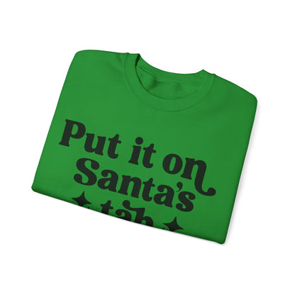 Put it on Sant's Tab Unisex Heavy Blend™ Crewneck Sweatshirt
