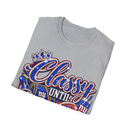 Classy until kickoff 2 Unisex Softstyle T-Shirt