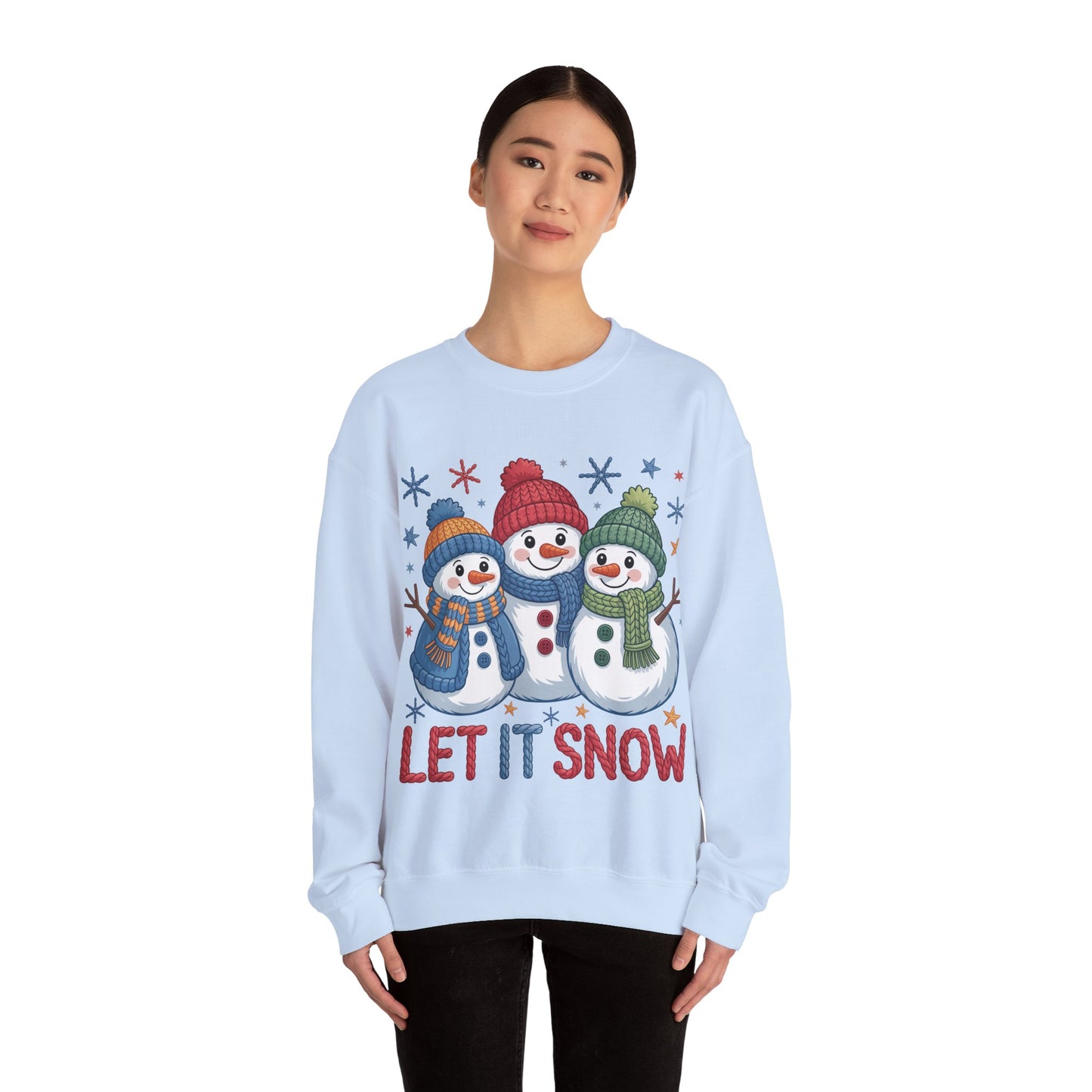Let it Snow Unisex Heavy Blend™ Crewneck Sweatshirt