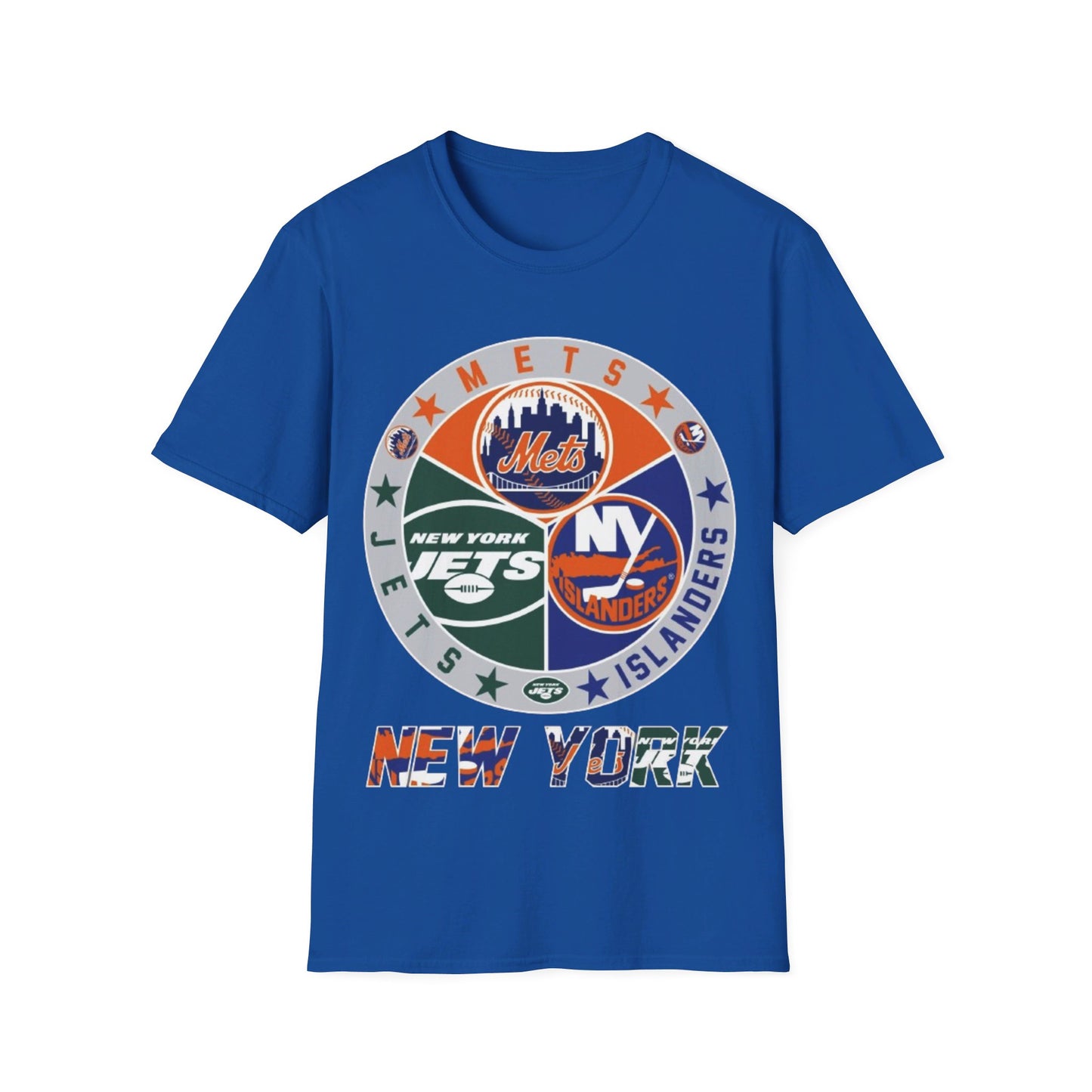 NY teams nyj nyi nym Unisex Softstyle T-Shirt