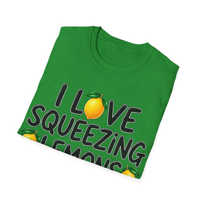I love squeezing lemons Unisex Softstyle T-Shirt