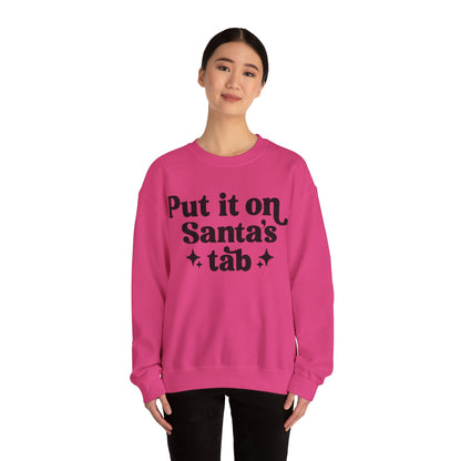 Put it on Sant's Tab Unisex Heavy Blend™ Crewneck Sweatshirt