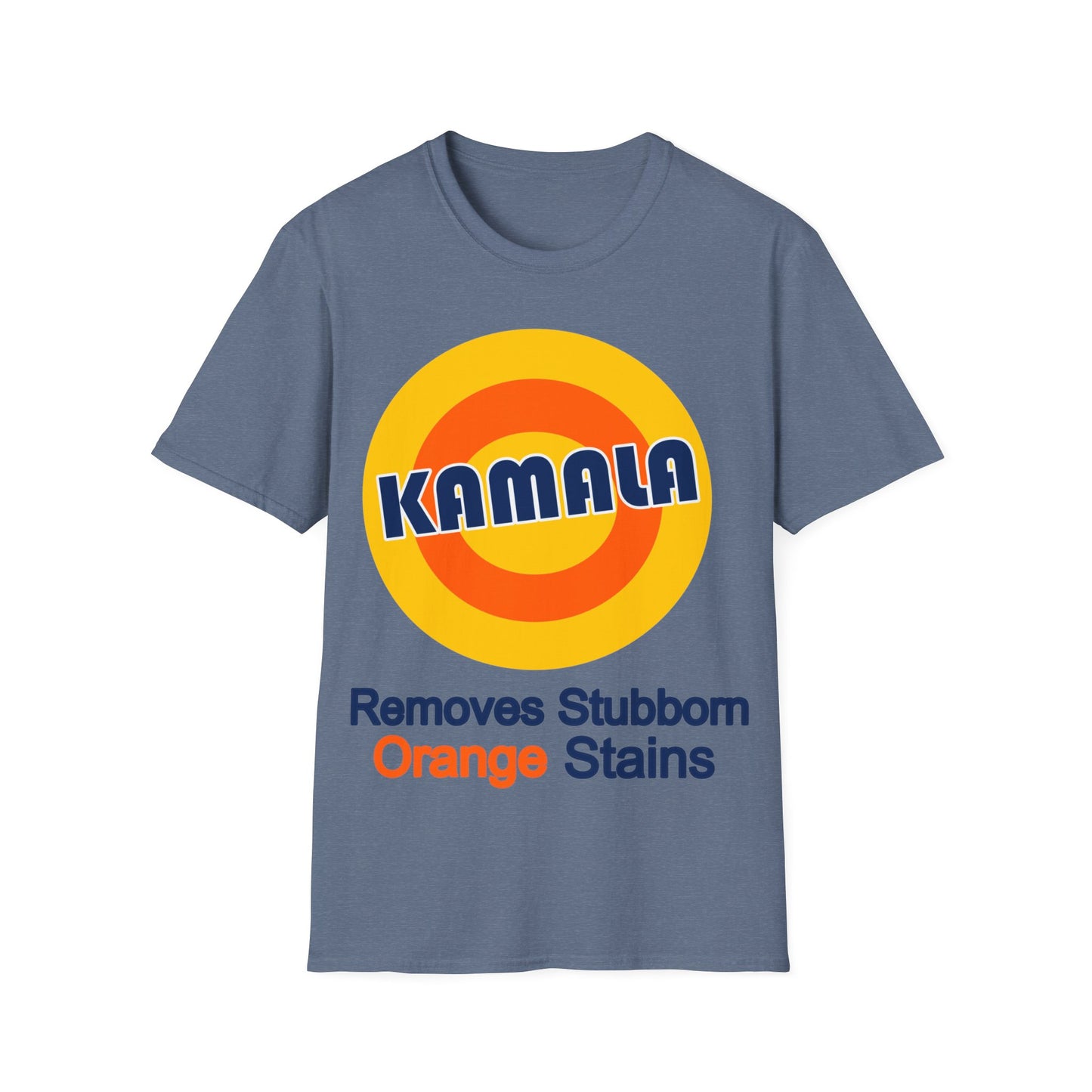 Kamala removes stubborn orange stain Unisex Softstyle T-Shirt