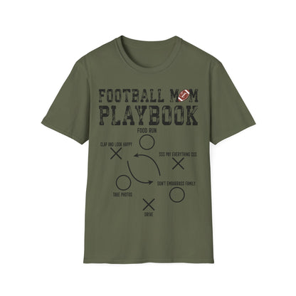Football Mom Playbook Unisex Softstyle T-Shirt