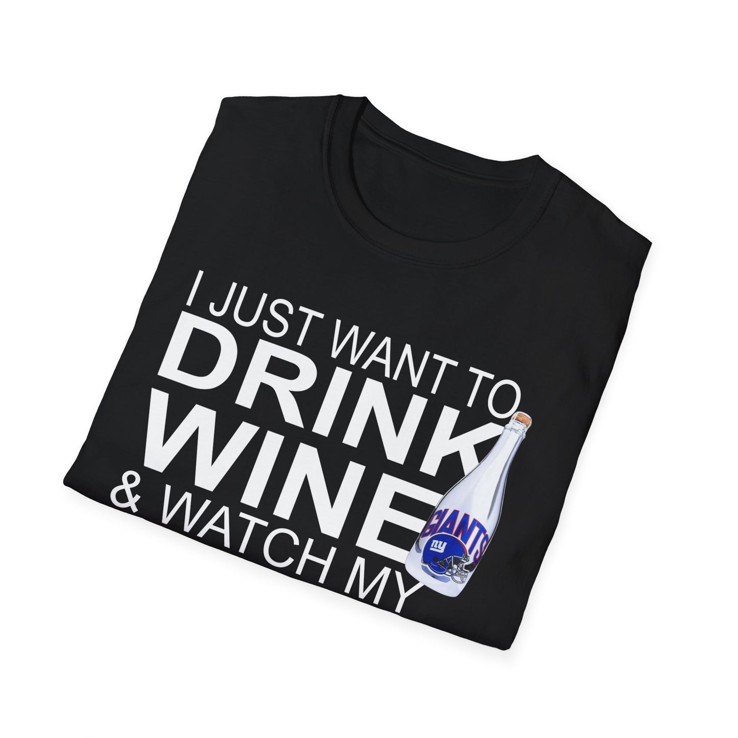 Drink wine ny Unisex Softstyle T-Shirt