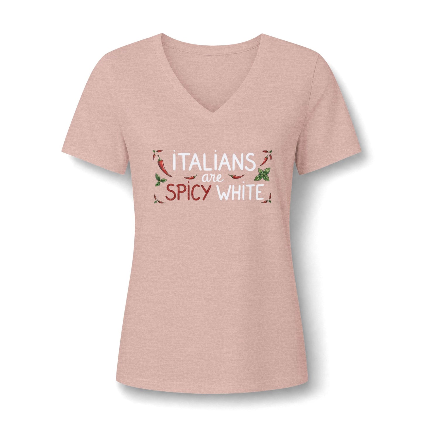 Lisa Women's Relaxed Heather CVC V-Neck Tee