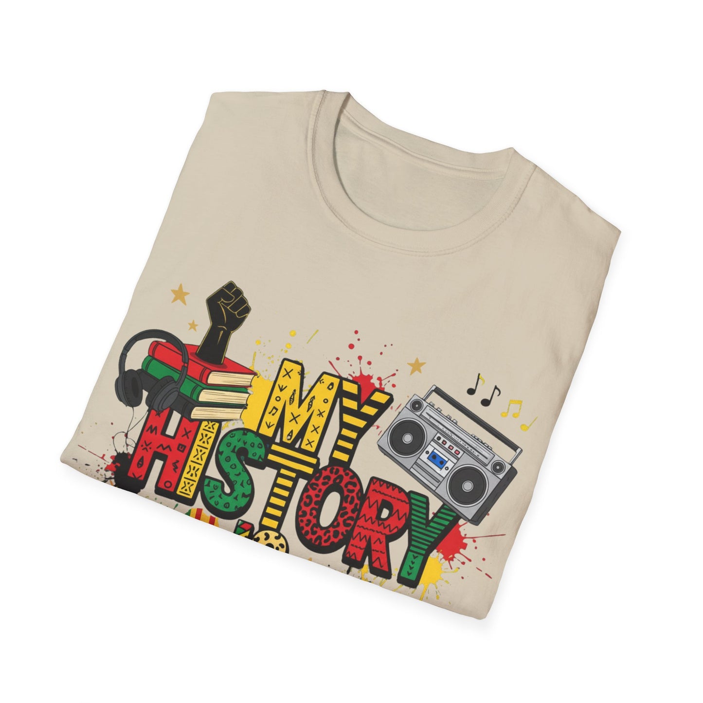 My history is strong Unisex Softstyle T-Shirt