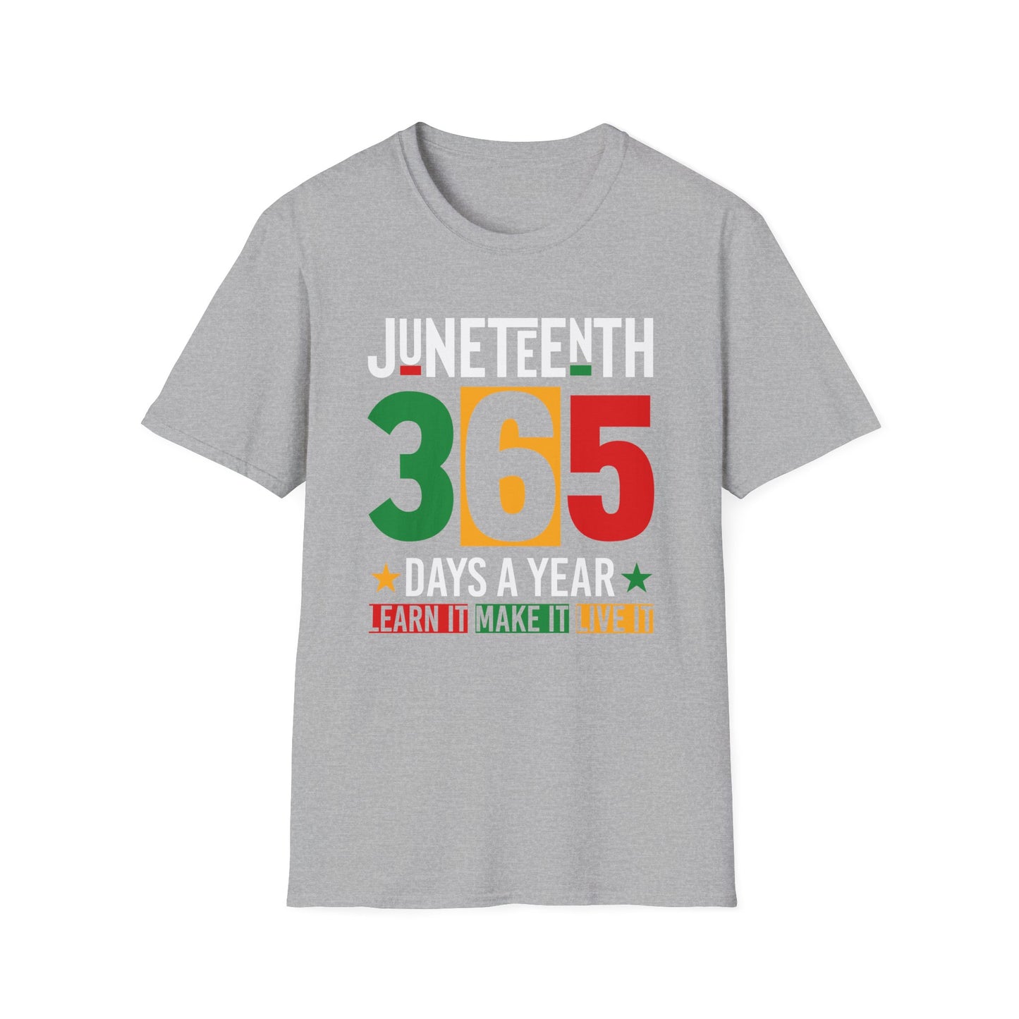 Juneteenth Celebration T-Shirt, Unisex Softstyle Tee, Black History Month Gift, Everyday Wear, Cultural Pride Apparel