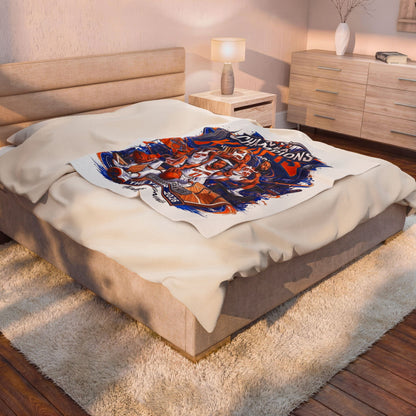 Championship Velveteen Plush Blanket