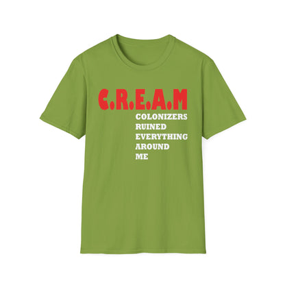 C.R.E.A.M. Unisex Softstyle T-Shirt - Casual Streetwear for Hip-Hop Fans