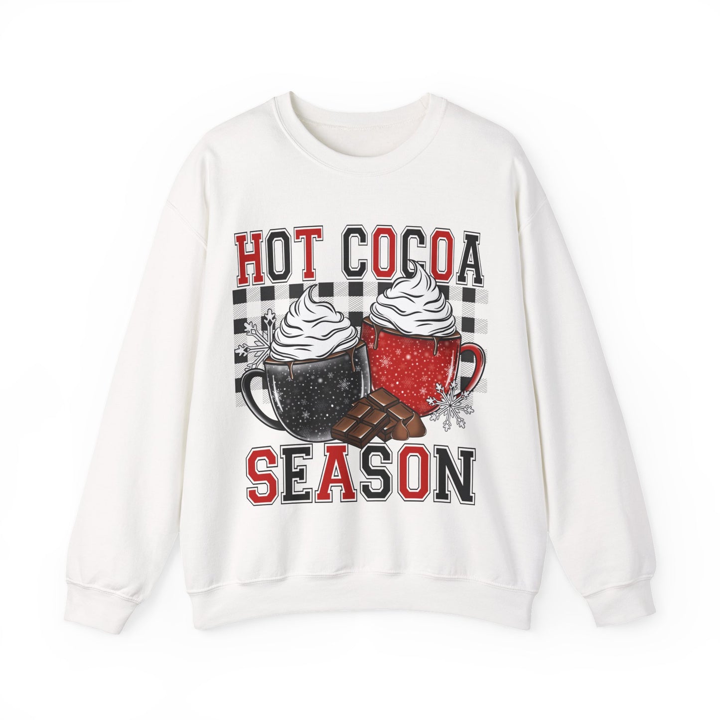 Hot Cocoa Season Unisex Heavy Blend™ Crewneck Sweatshirt