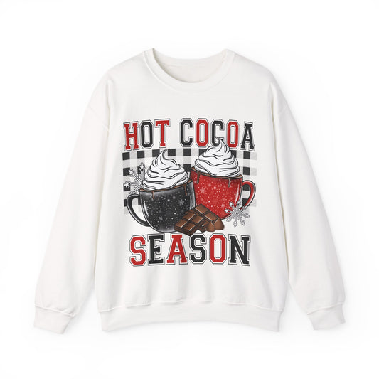 Hot Cocoa Season Unisex Heavy Blend™ Crewneck Sweatshirt