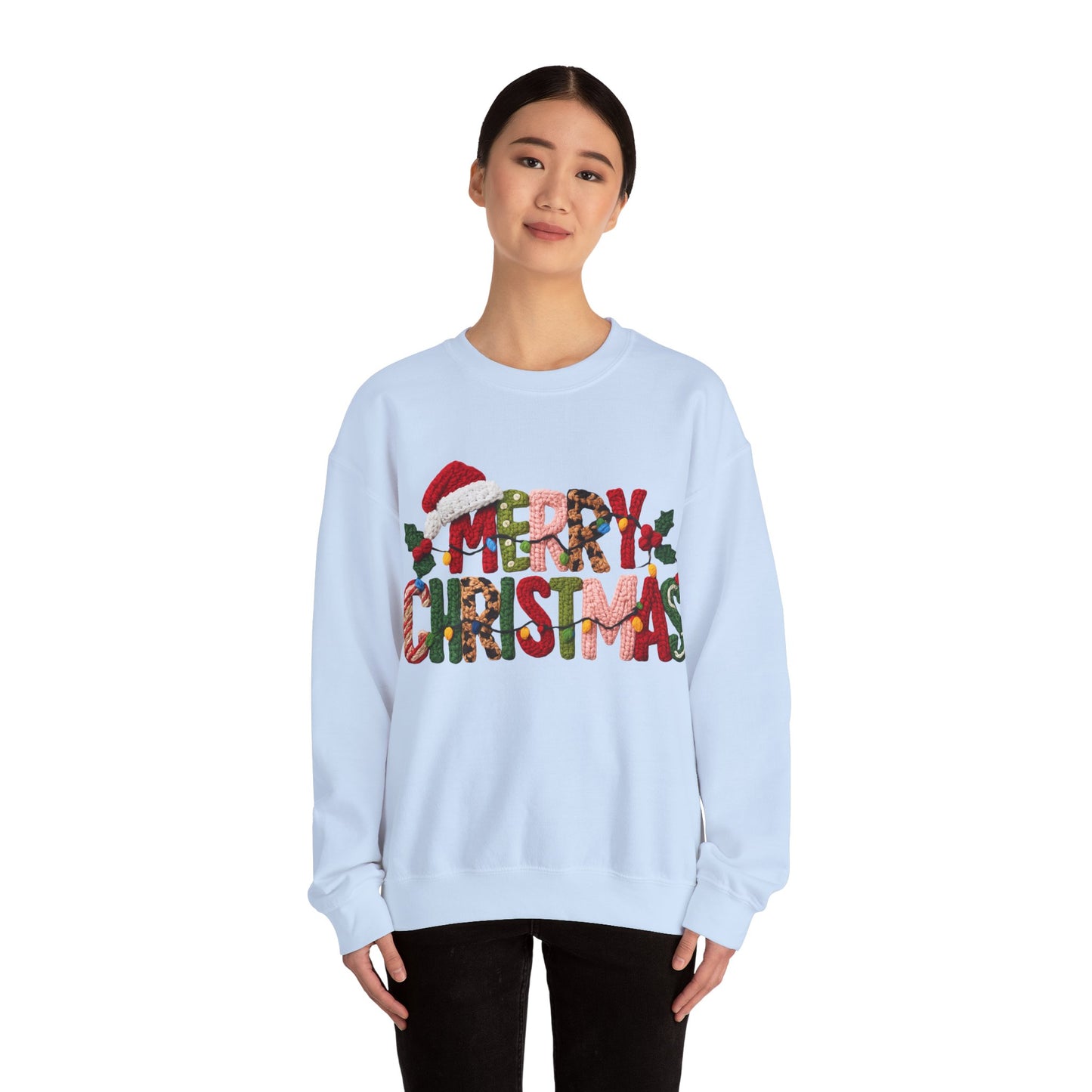 Merry Christmas, yarn Unisex Heavy Blend™ Crewneck Sweatshirt