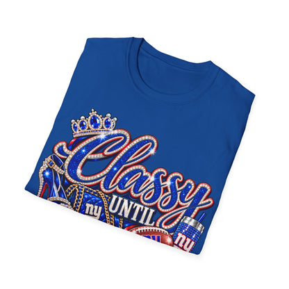 Classy until kickoff 2 Unisex Softstyle T-Shirt